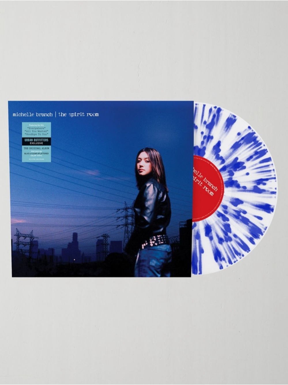 NEW Michelle Branch The Spirit Room Blue Clear Splatter UO Exclusive Vinyl /3000